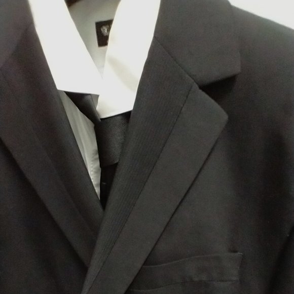 Black Toxedo Jacket tailored fit Size 42 - Picture 4 of 7